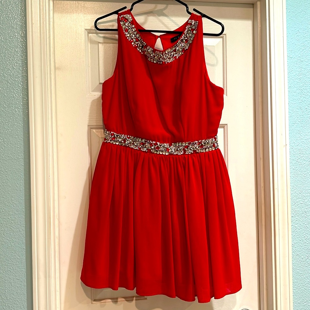 Red Holiday Cocktail Dress